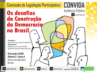 Câmara debate desafios da construção da democracia no Brasil