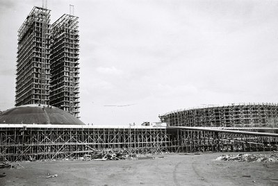 Construção do Palácio do Congresso Nacional