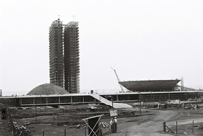 Construção do Palácio do Congresso Nacional