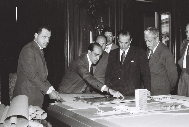 Construção do Palácio do Congresso Nacional