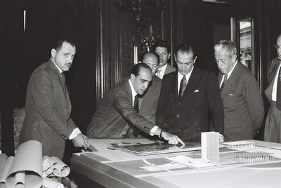 Construção do Palácio do Congresso Nacional