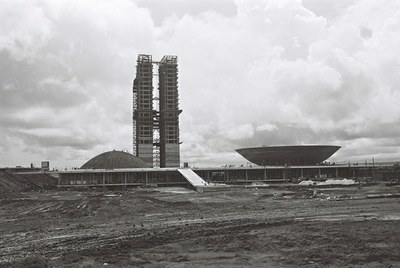 Construção do Palácio do Congresso Nacional