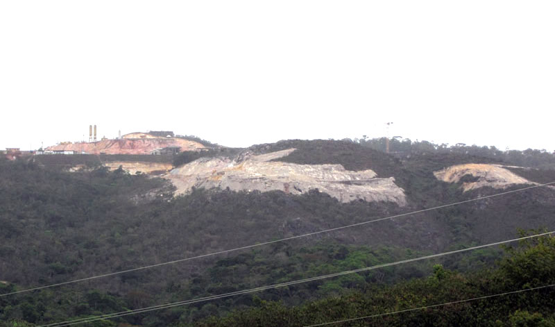 Local onde será instalada a mina de exploração de ferro em Conceição do Mato Dentro (MG).