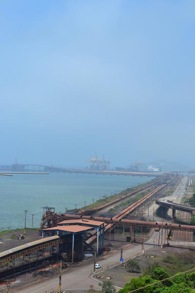 Porto de Itaguaí (RJ) recebe o ferro de MG