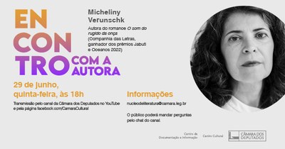 Encontro com a Autora recebe Micheliny Verunschk