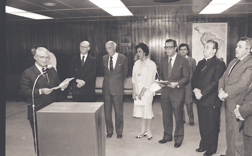 Solenidade de Inauguração da Biblioteca Pedro Aleixo, 20.11.1985.