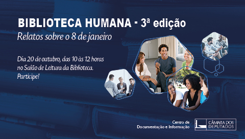 Release Biblioteca Humana - 3ª edição – Relatos sobre o 8 de janeiro