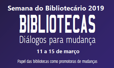 Banner Semana do Bibliotecario 2019