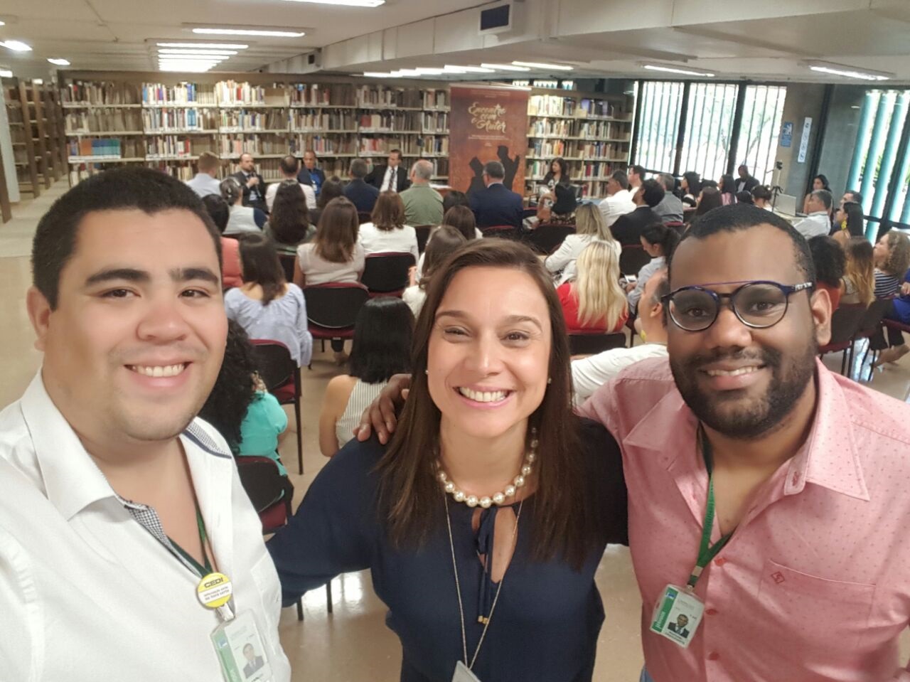 Ernani Rufino, Janice Silveira e Raphael Cavalcante.