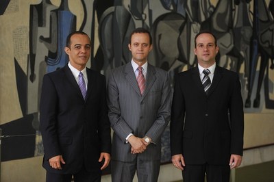 Luiz Claudio Santos, Miguel Gerônimo e André Corrêa de Sá Carneiro