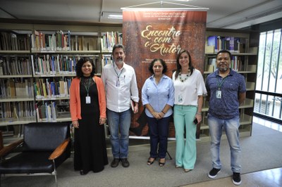 Maria Amélia Elói, Roberto Seabra, Maurinete dos Santos, Janice Silveira e Jules Rodrigues