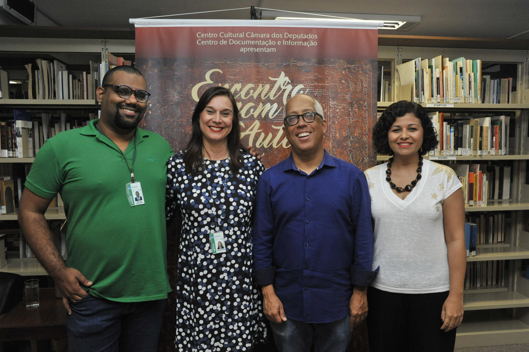 Raphael Cavalcante, Janice Silveira, Cláudio Ferreira e Maria Amélia Elói