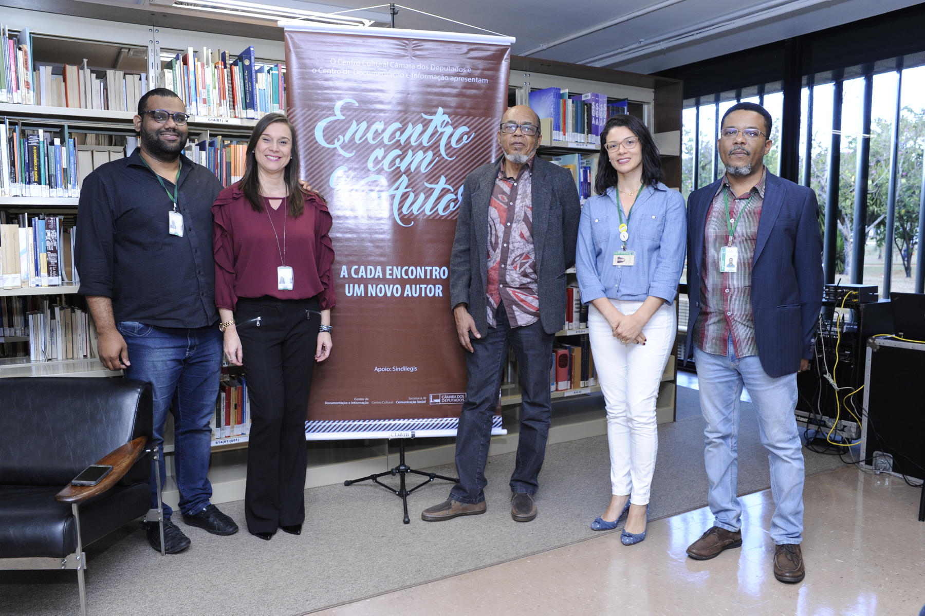 Raphael Cavalcante, Janice Silveira, Jorge Amâncio, Judite Martins e Jules Rodrigues