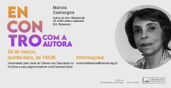 Encontro com a Autora recebe Marcia Camargos