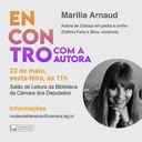Encontro com a Autora recebe Marília Arnaud