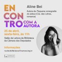 Encontro com o Autor recebe Aline Bei