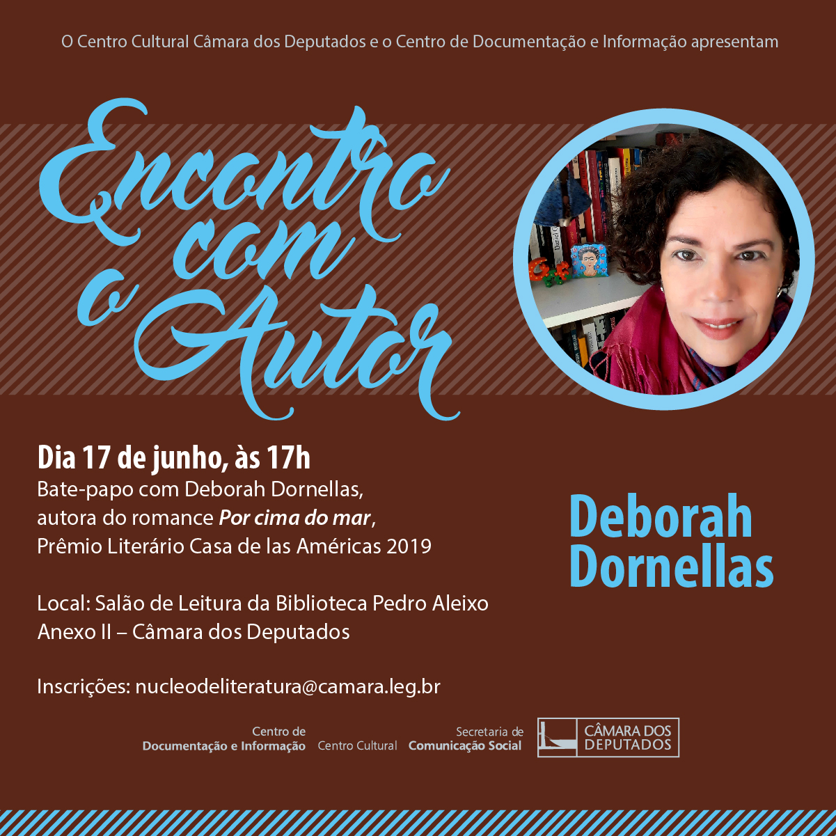 Encontro com o Autor recebe Deborah Dornellas