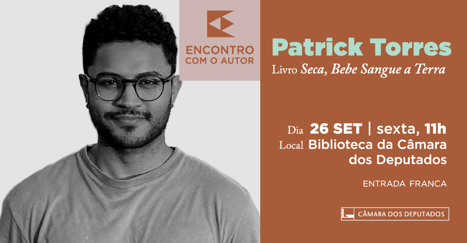 Encontro com o Autor recebe Patrick Torres 