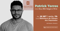 Encontro com o Autor recebe Patrick Torres 
