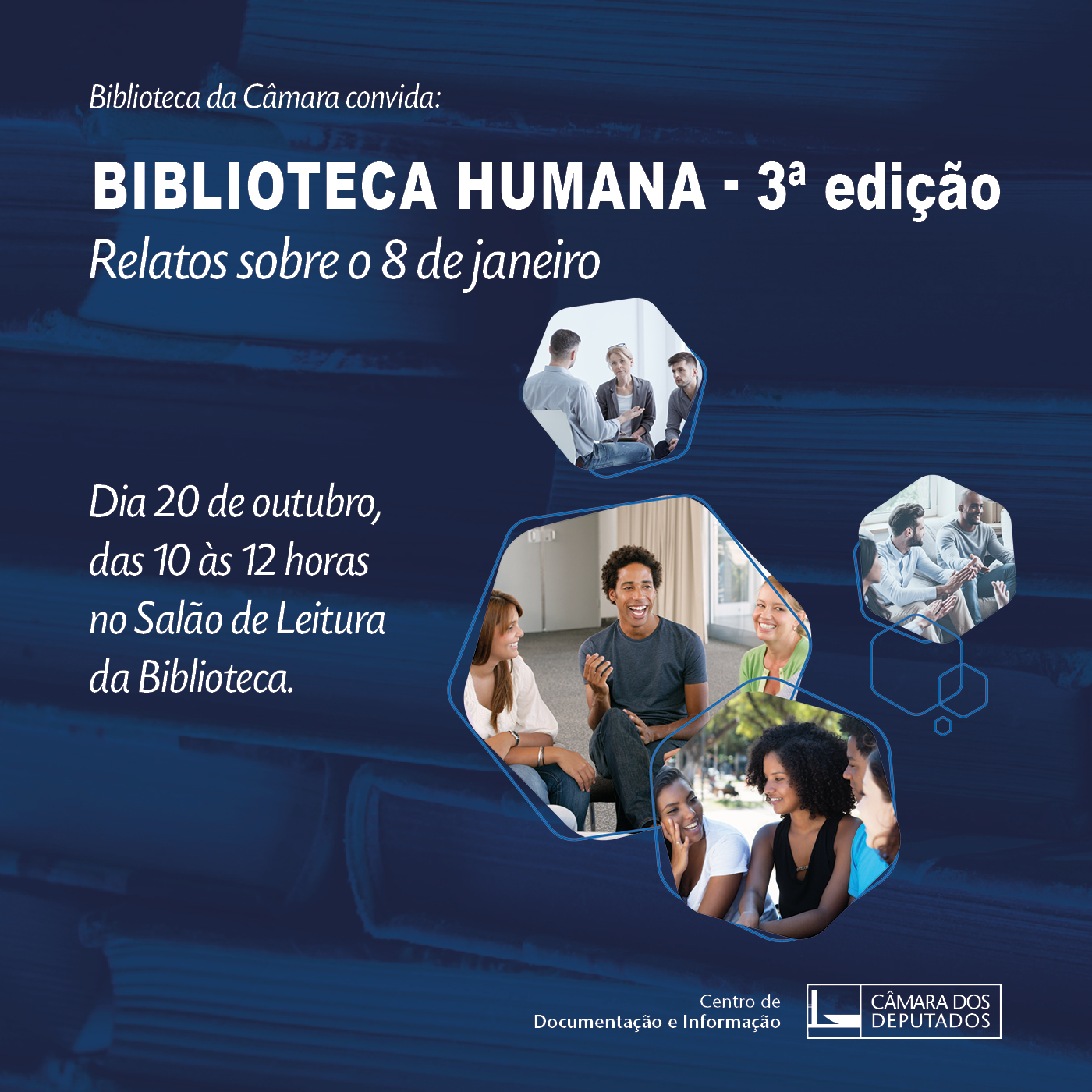 Biblioteca Humana - 3ª edição – Relatos sobre o 8 de janeiro