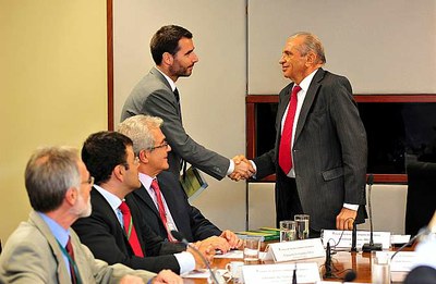 Dep. Inocêncio Oliveira e Sr. Luiz Eugênio Figueiredo