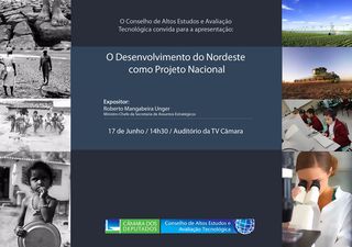 Palestra sobre o desenvolvimento do Nordeste