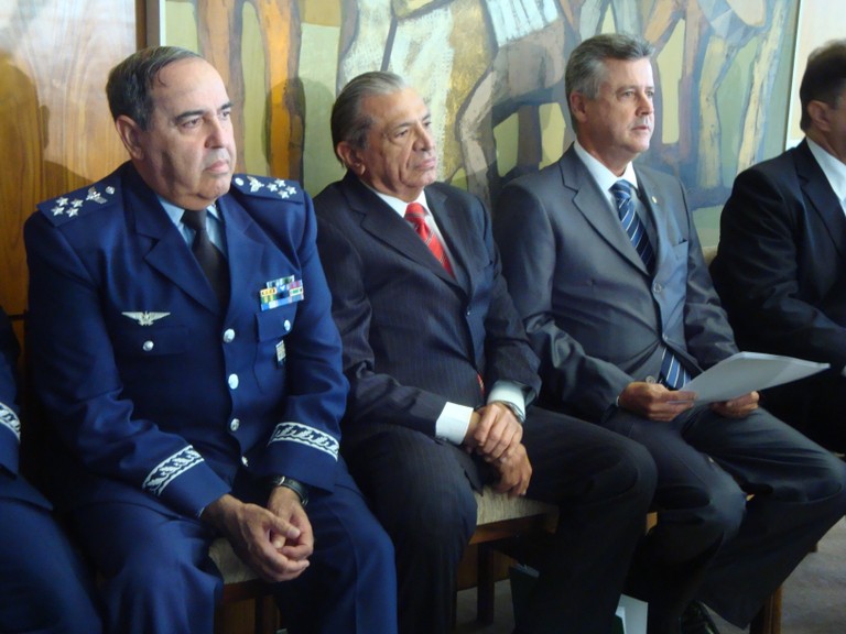 Brigadeiro-do-Ar Ailton Pohlmamn, Dep. Inocêncio Oliveira e Dep. Rodrigo Rollemberg