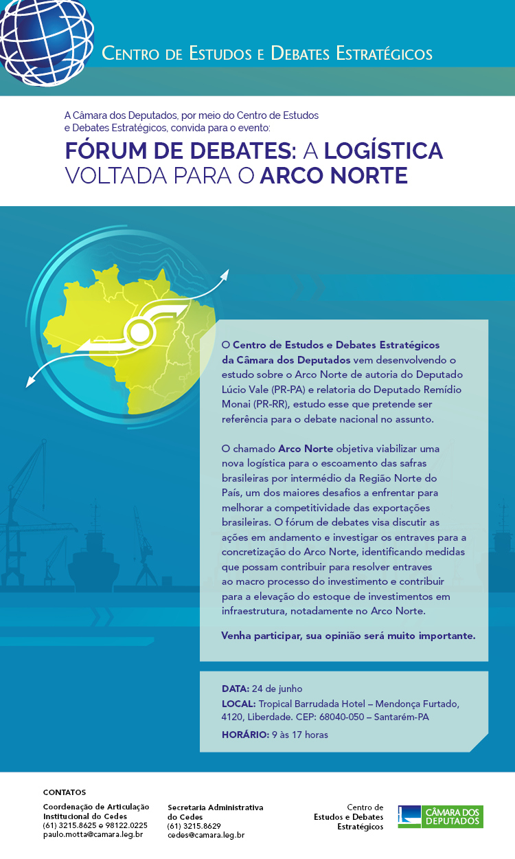 Áudio do evento "Fórum sobre o arco norte em Santarém - PA