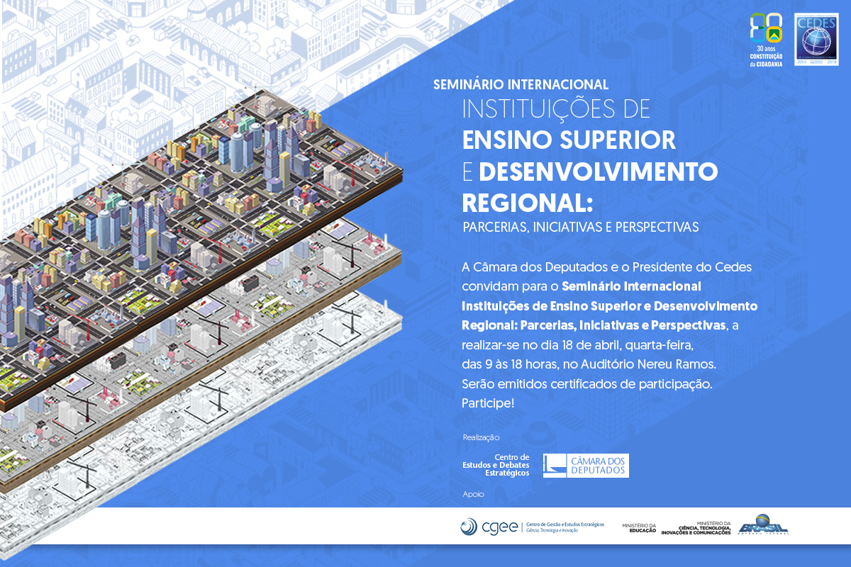 Câmara discute criação de Centros de Desenvolvimento Regional nas Universidades