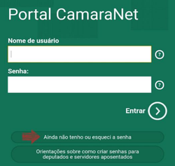 Ainda não tenho senha