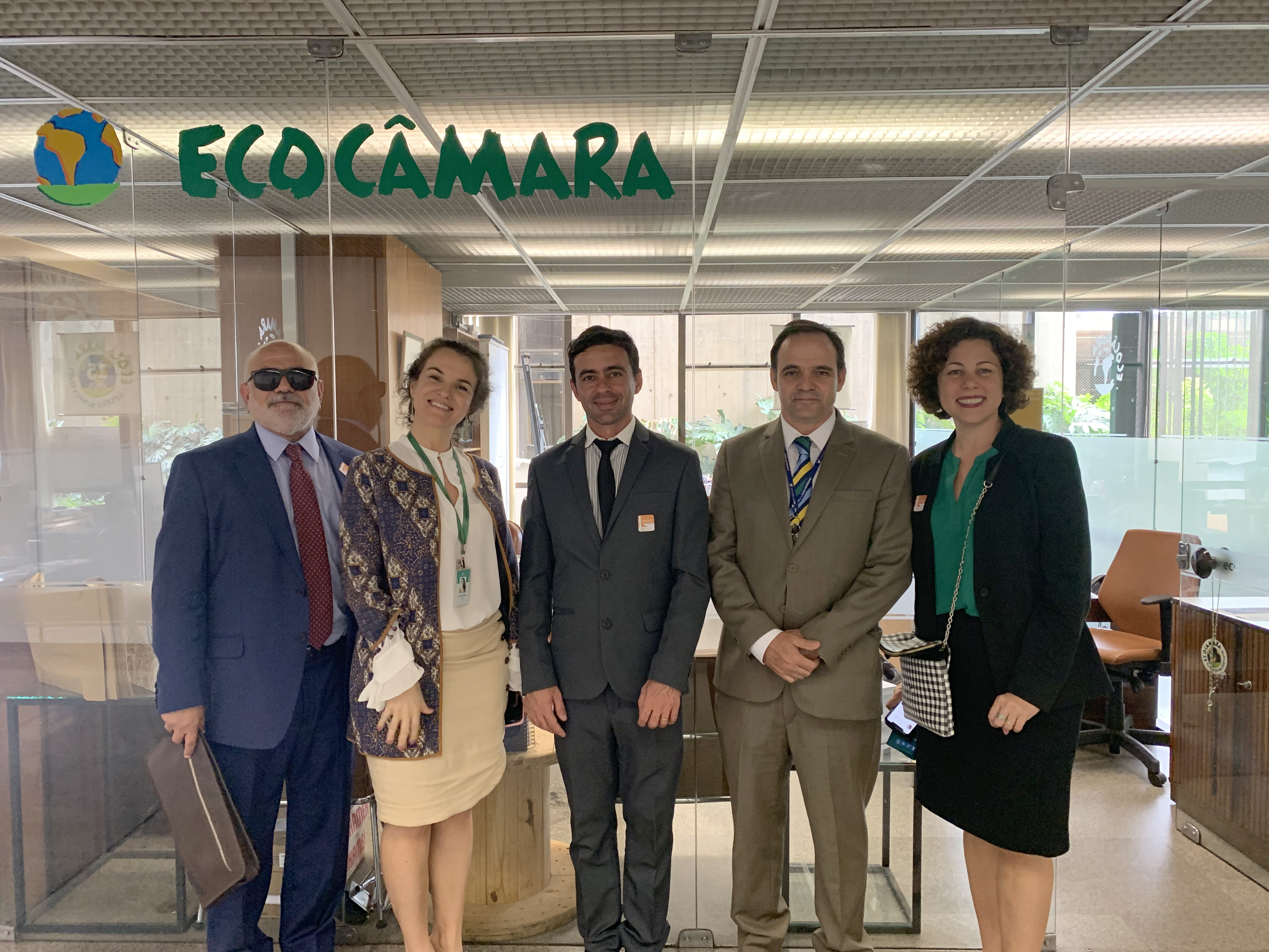 Representantes da ALERJ e Câmara Municipal visitam Ecocâmara