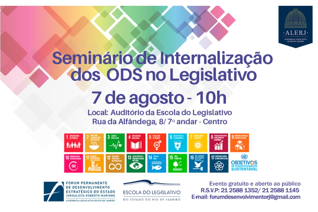 Câmara participa de Seminário sobre ODS na Assembléia Legislativa do Rio de Janeiro