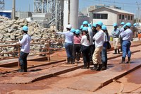 Ecocamaradas visitam obras do Estádio Nacional de Brasília