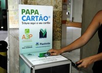 Em seis meses, papa cartão reciclou mais de dois mil cartões na Câmara dos   Deputados. 