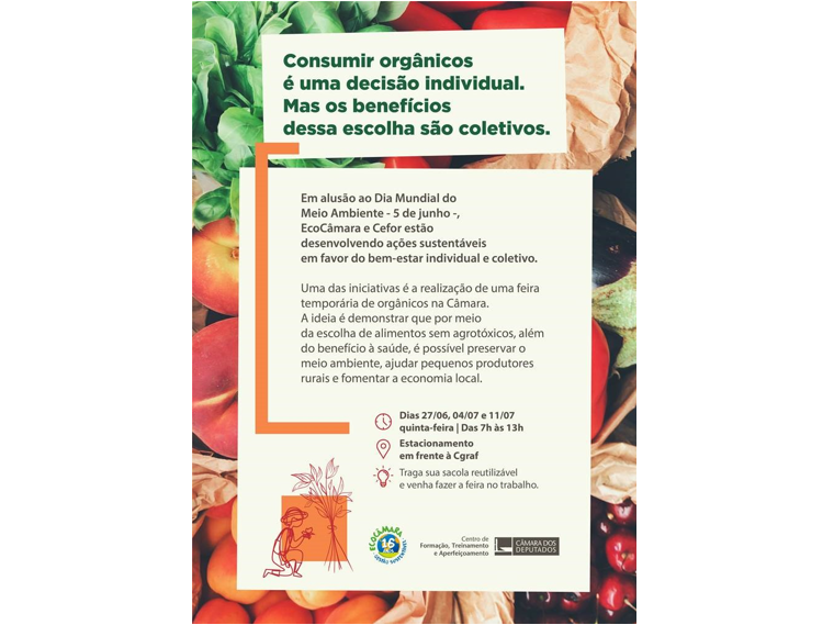 Retomada da Feira de Orgânicos da Câmara dos Deputados