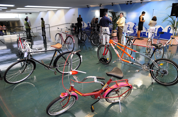 Semana da Mobilidade traz exposição de bicicletas à Câmara dos Deputados