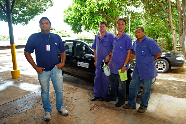 Ecolavagem - equipe Ctran