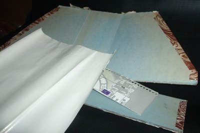 caixa diagonal aberta