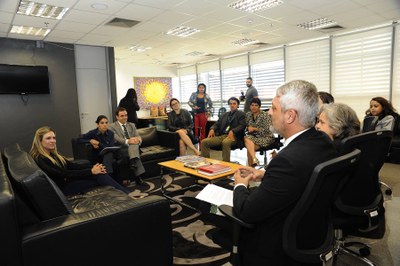 equipe DG, Aproge e EcoCâmara na Câmara Legislativa do DF