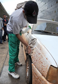 Lavadores aprenderam a usar os produtos da Ecolavagem