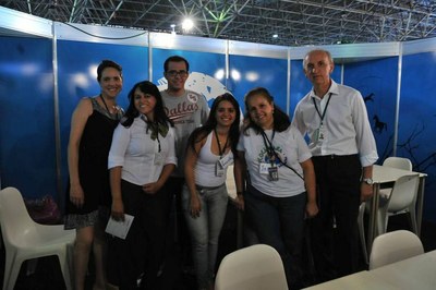 Equipe da Câmara dos Deputados na Semana Nacional de ciência e Tecnologia 2012