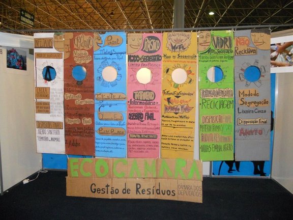 "Acerte no Lixo" - jogo educativo promovido pelo EcoCâmara 