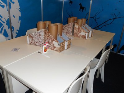 "Cartonagem e Restauração" - Oficina de Reciclagem promovida pelo EcoCâmara