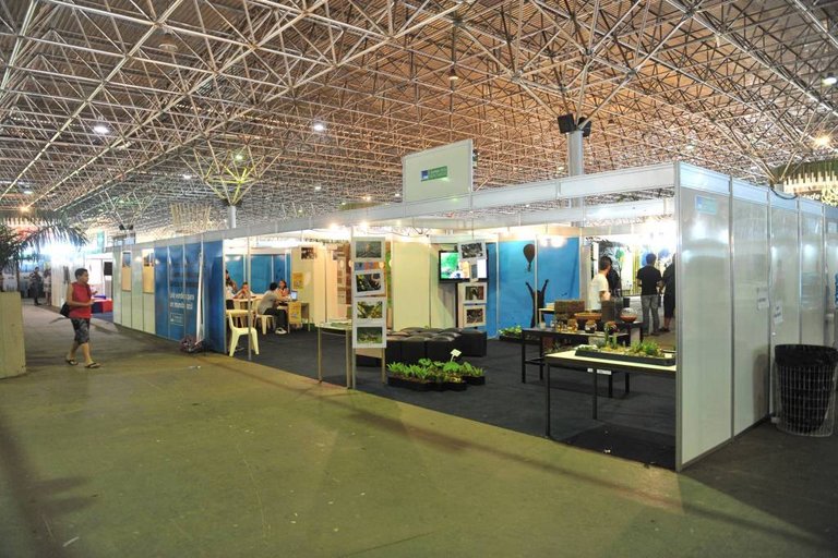 Estande da Câmara dos Deputados na Semana Nacional de Ciência e Tecnologia 2012