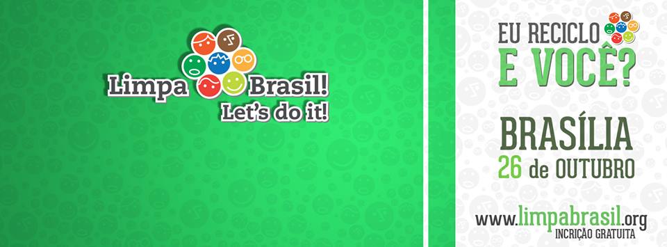 Movimento Limpa Brasil realiza mutirão de recolhimento de material reciclável, no próximo dia 26 de outubro, no Parque Olhos D’Água