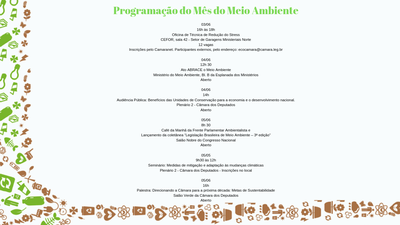 Mês do Meio Ambiente 2019