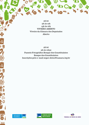 Programação do Mês do Meio Ambiente