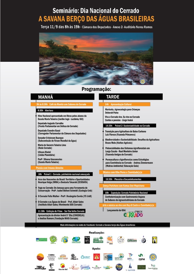 Seminário Cerrado 2018 - programação