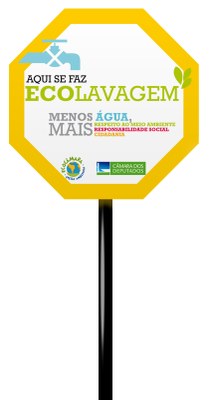 Placa - Ecolavagem