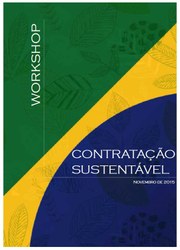 capa do livro Workshop de Contratação Sustentável